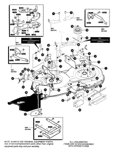 Part Location Diagram of 94714-821 Murray ASM., BRACKET SUP W/BRAKES 42
